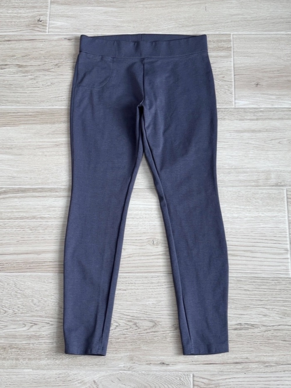 American Giant Ponte Slim Pant High Rise Leggings Purple Blue Women’s Size 8